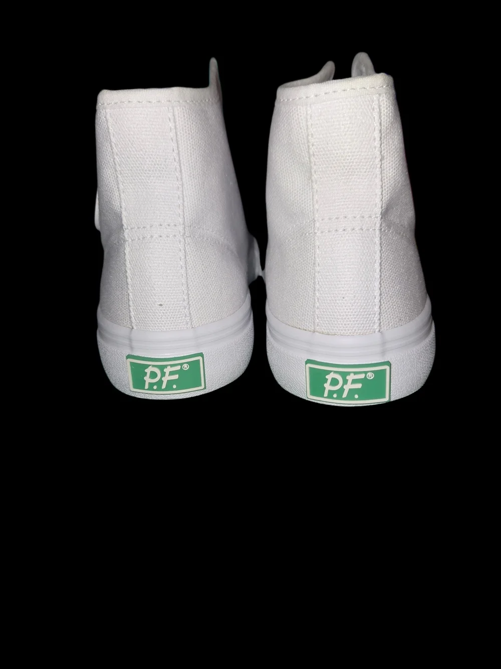 P.F. Flyers Center High Canvas Sneakers - White